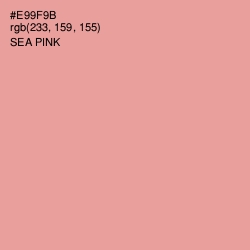 #E99F9B - Sea Pink Color Image